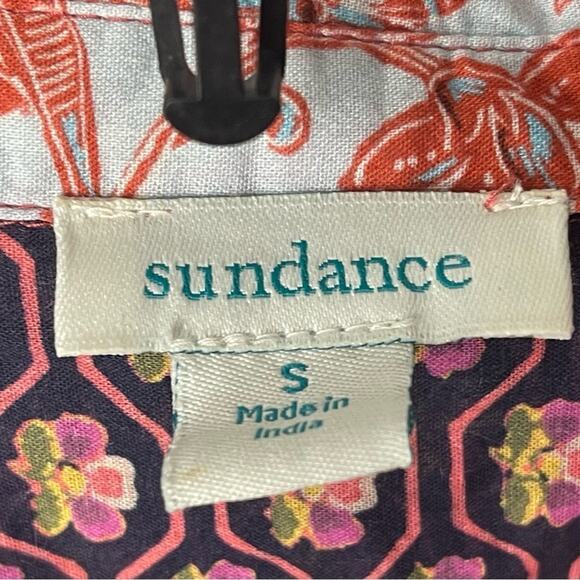 SUNDANCE Patchwork Handkerchief Shirt, Festival, Coastal, Boho, Hippie, Artsy, S - Picture 7 of 8